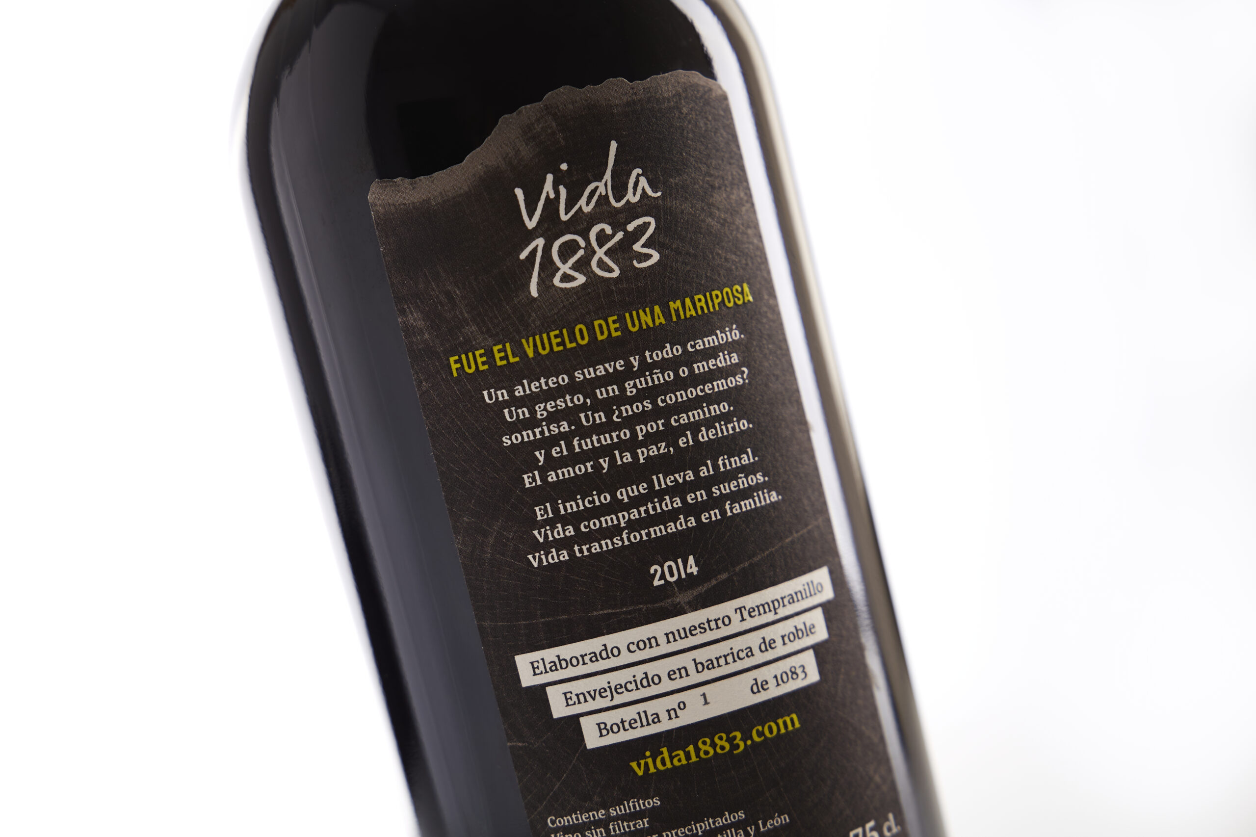 Vida 1883. Vino tinto. Reserva. IGP VTCyL. 750mL (Cosecha 2015) - Imagen 8