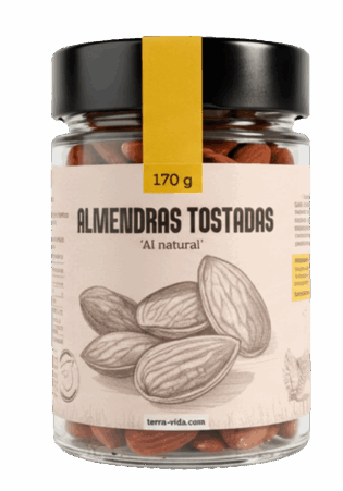 Almendra Ecológica Tostada al natural- Tarro 170g
