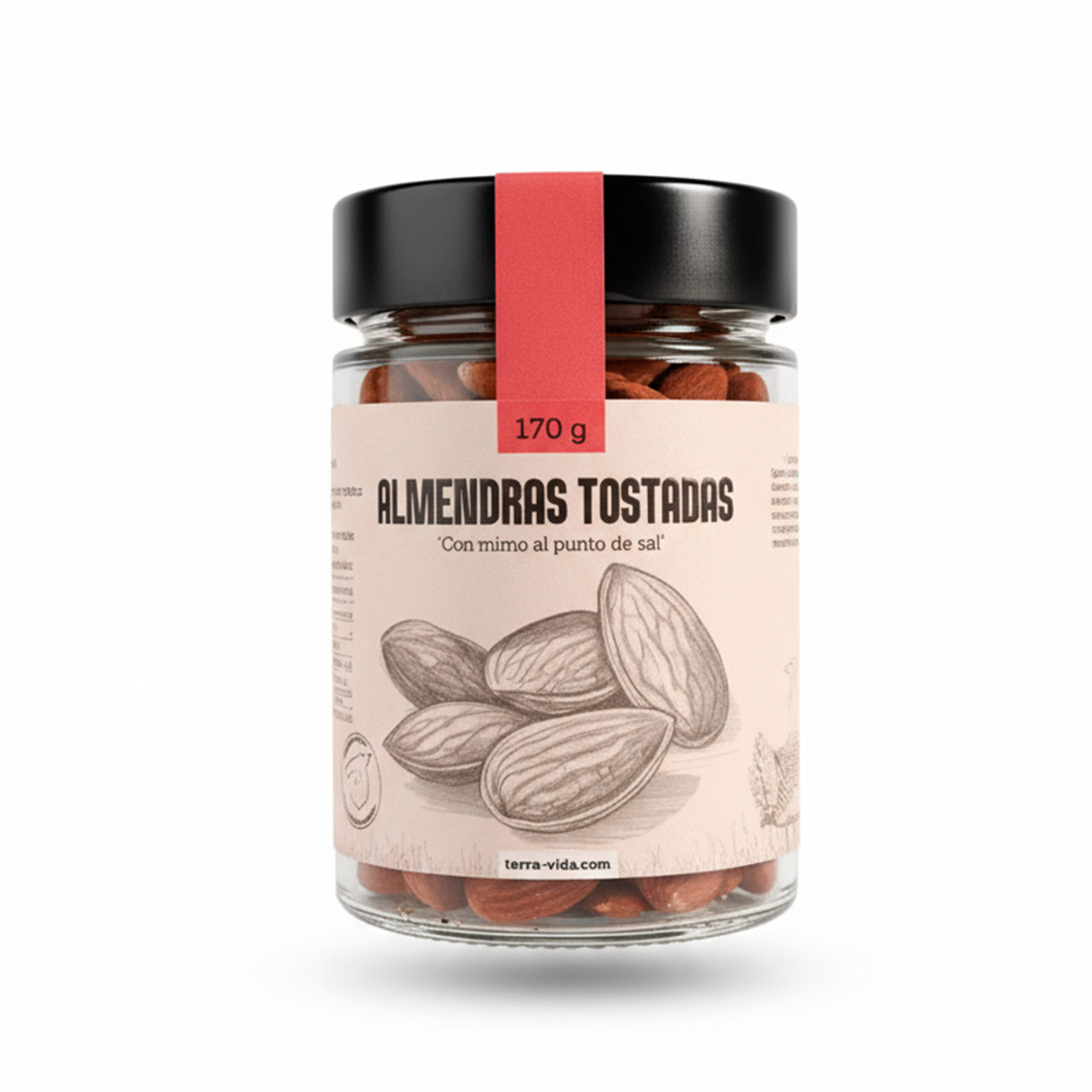 Almendra tostada al punto de sal: Natural, honesta y con un toque justo que lo cambia todo. Un snack saludable que conquista desde el primer bocado y te pide volver a por más.