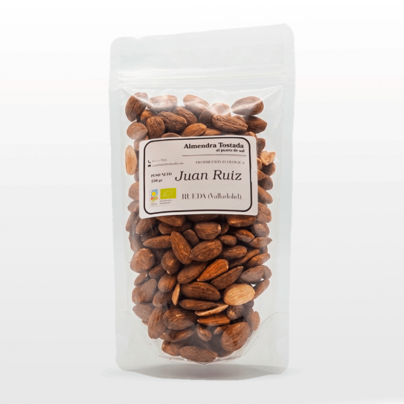 Almendra tostada al punto de sal: Natural, honesta y con un toque justo que lo cambia todo. Un snack saludable que conquista desde el primer bocado y te pide volver a por más.